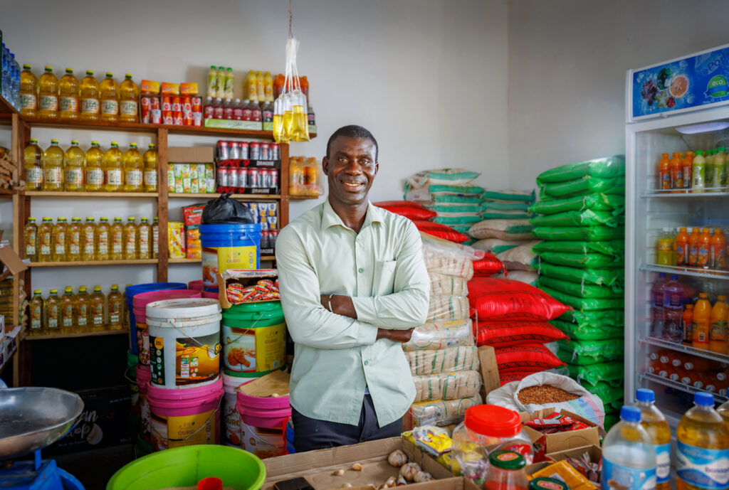 Man standing in Isoa Shop